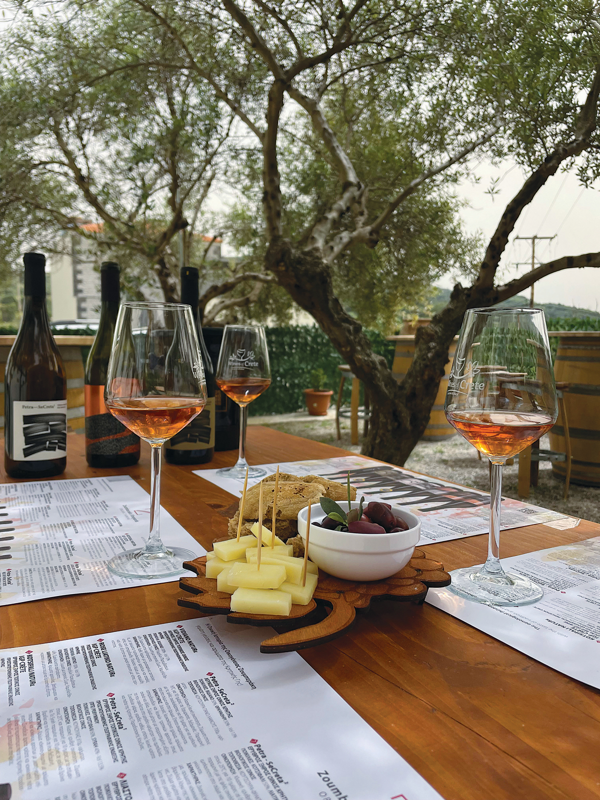 wine tasting area